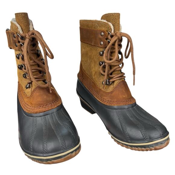 Sorel Women's Fancy Lace Brown Waterproof Snow Boot Size US 8 - Picture 5 of 10